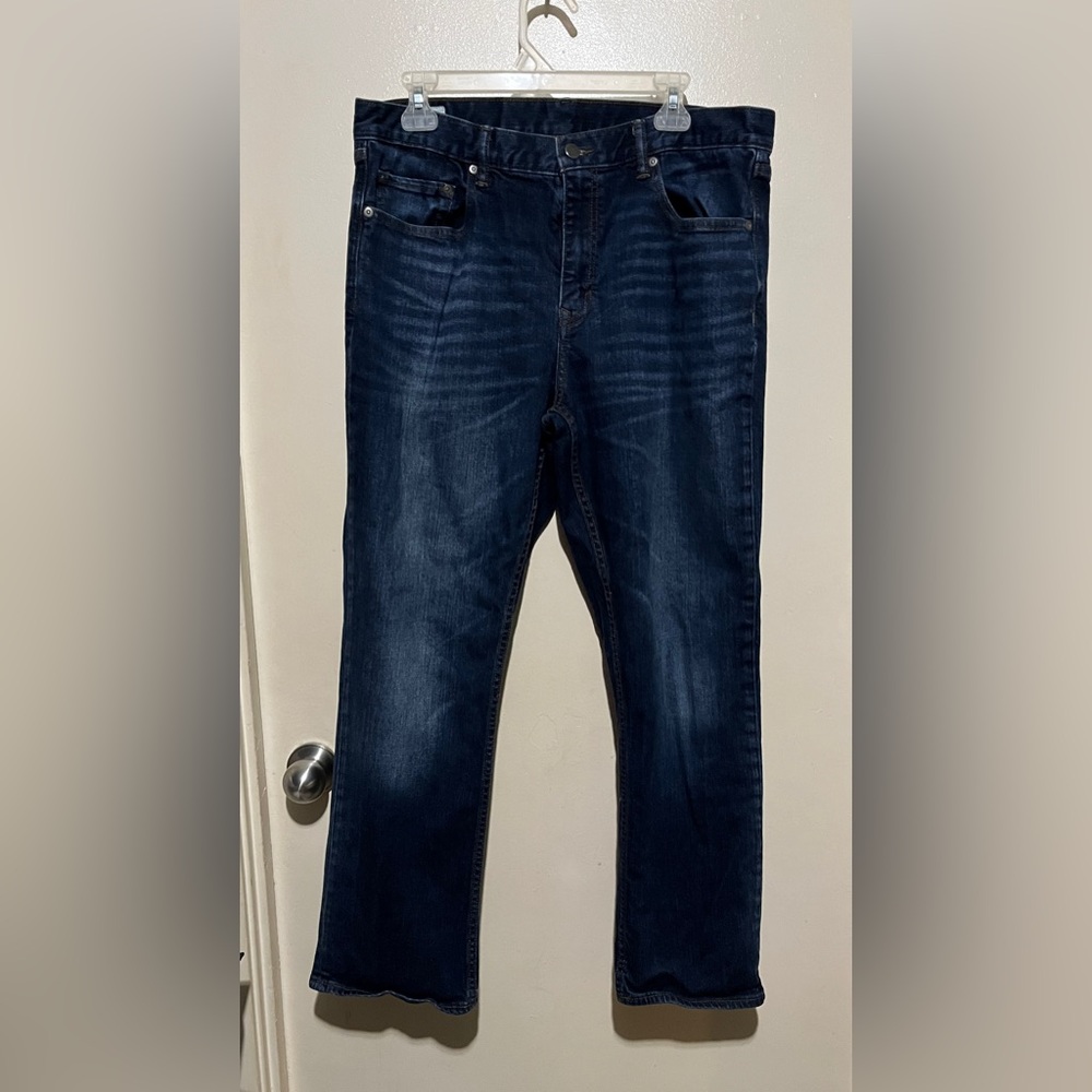 BANANA REPUBLIC MENS SLIM BLUE JEANS 36X30